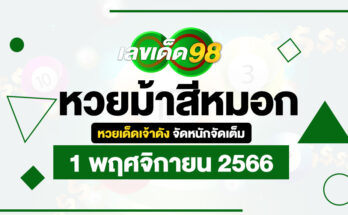 หวยม้าสีหมอก 1/11/66