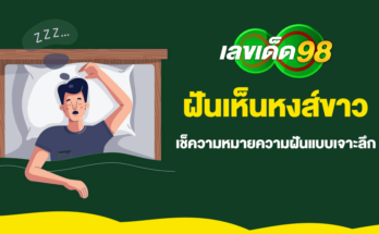 ฝันเห็นหงส์ขาว